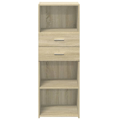 vidaXL Highboard Sonoma Oak 45x42,5x124 cm Engineered Wood