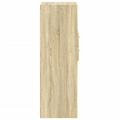 vidaXL Highboard Sonoma Oak 45x42.5x124 cm Engineered Wood