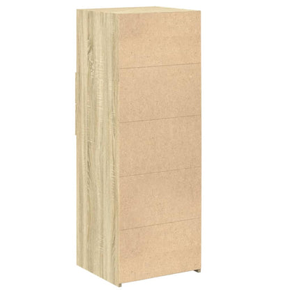 vidaXL Highboard Sonoma Oak 45x42.5x124 cm Engineered Wood