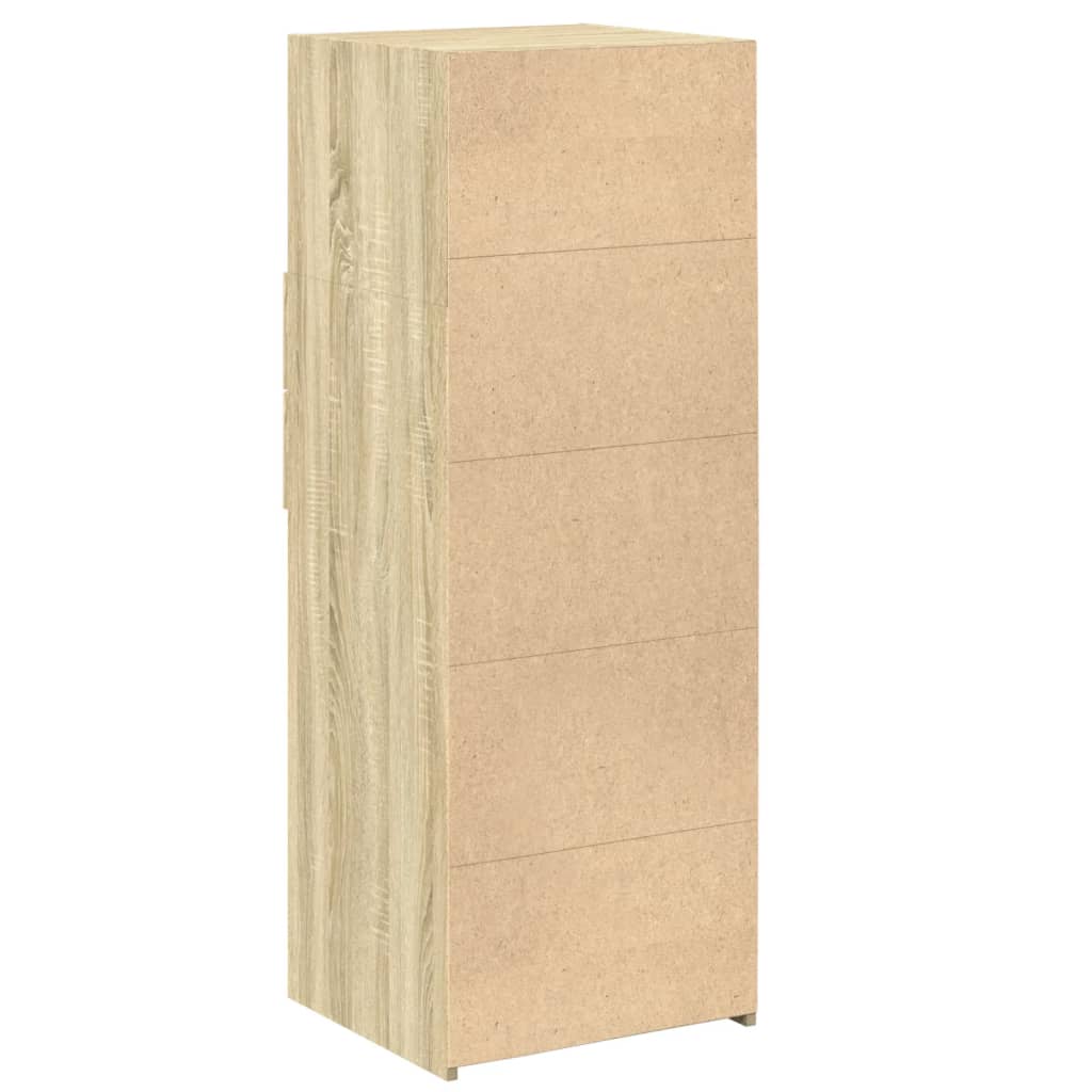 vidaXL Highboard Sonoma Oak 45x42,5x124 cm Engineered Wood