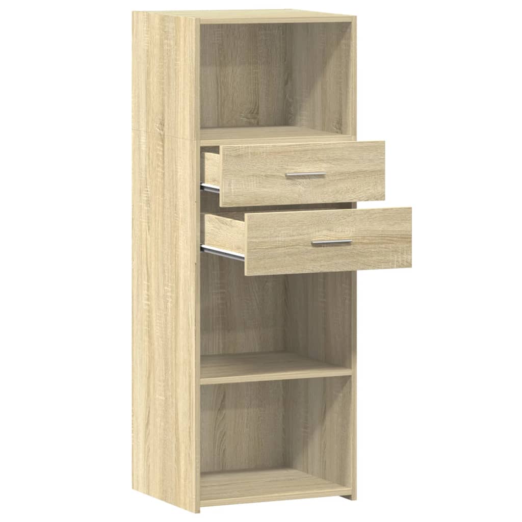 vidaXL Highboard Sonoma Oak 45x42,5x124 cm Engineered Wood