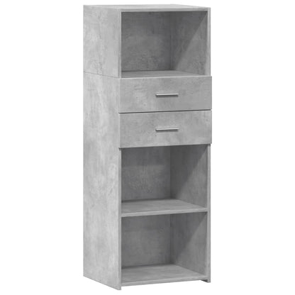 vidaXL Highboard Concrete Grey 45x42,5x124 cm Engineered Wood