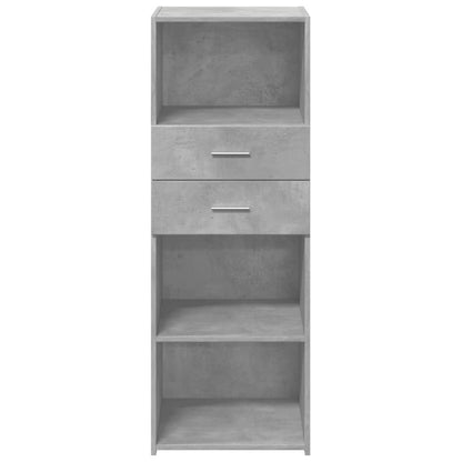 vidaXL Highboard Concrete Grey 45x42,5x124 cm Engineered Wood