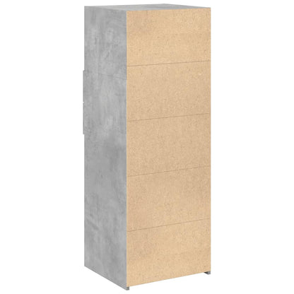 vidaXL Highboard Concrete Grey 45x42,5x124 cm Engineered Wood
