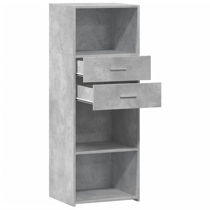 vidaXL Highboard Concrete Grey 45x42,5x124 cm Engineered Wood