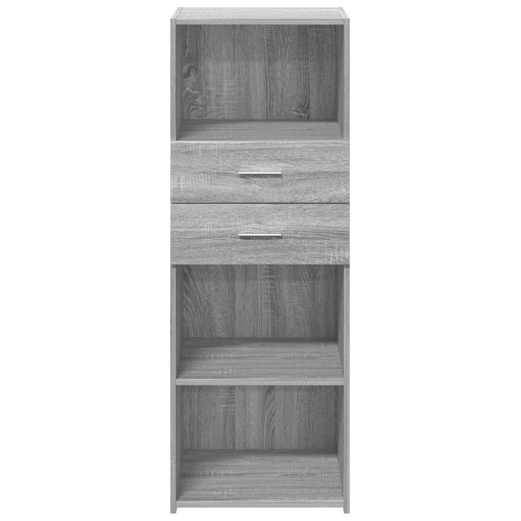 vidaXL Highboard Grey Sonoma 45x42,5x124 cm Engineered Wood