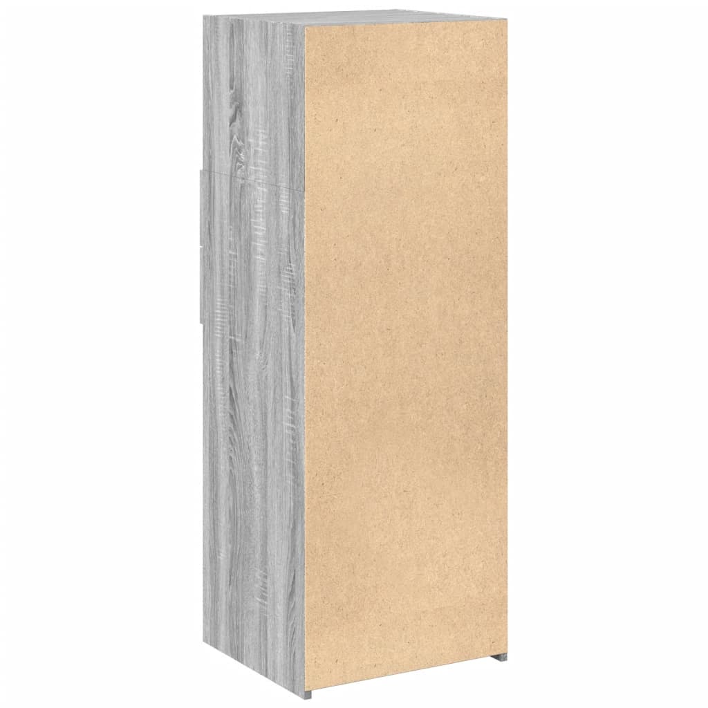 vidaXL Highboard Grey Sonoma 45x42,5x124 cm Engineered Wood