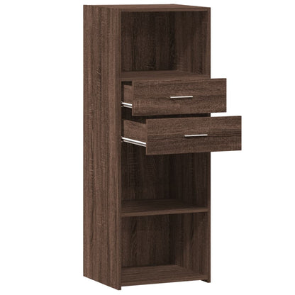 vidaXL Highboard Brown Oak 45x42.5x124 cm Engineered Wood
