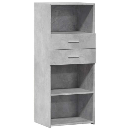 vidaXL Highboard Concrete Grey 50x42,5x124 cm Engineered Wood