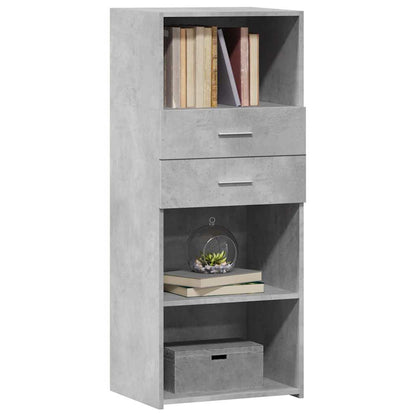 vidaXL Highboard Concrete Grey 50x42,5x124 cm Engineered Wood
