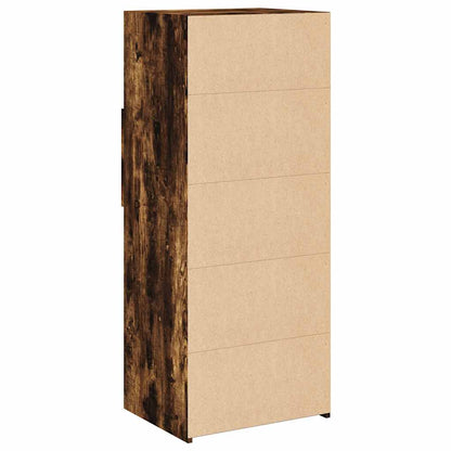 vidaXL Highboard Smoked Oak 50x42,5x124 cm Engineered Wood