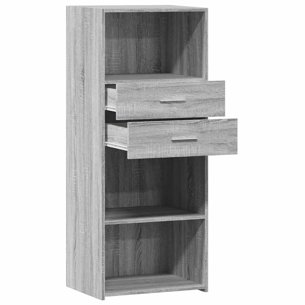 vidaXL Highboard Grey Sonoma 50x42,5x124 cm Engineered Wood