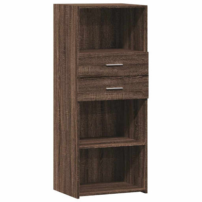 vidaXL Highboard Brown Oak 50x42,5x124 cm Engineered Wood