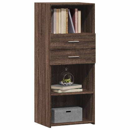 vidaXL Highboard Brown Oak 50x42,5x124 cm Engineered Wood
