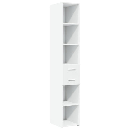 vidaXL Highboard White 30x42,5x185 cm Engineered Wood