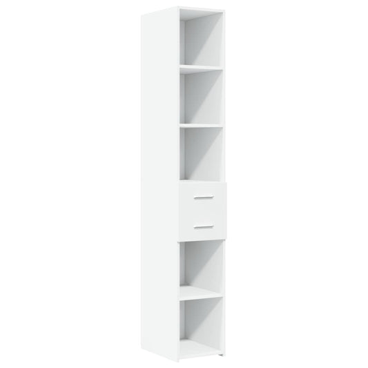 vidaXL Highboard White 30x42,5x185 cm Engineered Wood