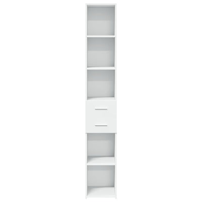 vidaXL Highboard White 30x42,5x185 cm Engineered Wood