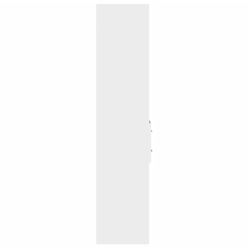vidaXL Highboard White 30x42,5x185 cm Engineered Wood