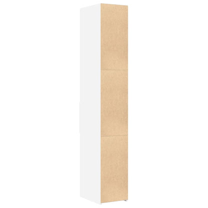 vidaXL Highboard White 30x42,5x185 cm Engineered Wood