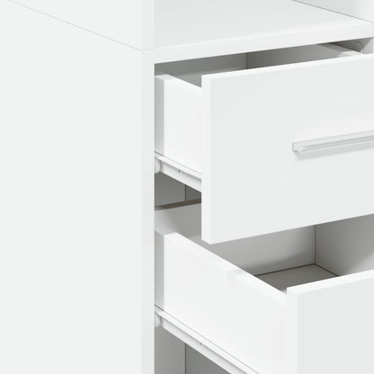 vidaXL Highboard White 30x42,5x185 cm Engineered Wood