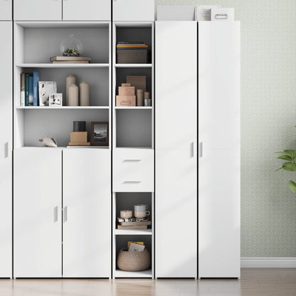vidaXL Highboard White 30x42,5x185 cm Engineered Wood