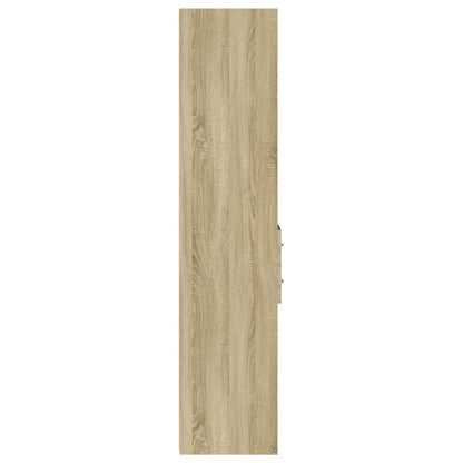 vidaXL Highboard Sonoma Oak 30x42,5x185 cm Engineered Wood