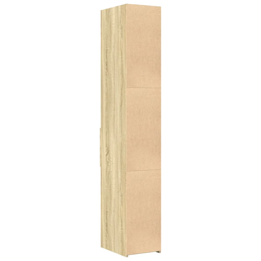 vidaXL Highboard Sonoma Oak 30x42.5x185 cm Engineered Wood