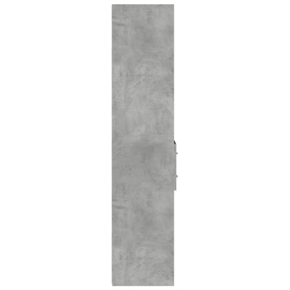 vidaXL Highboard Concrete Grey 30x42.5x185 cm Engineered Wood