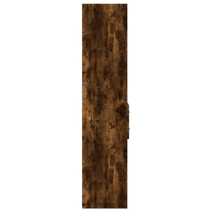 vidaXL Highboard Smoked Oak 30x42,5x185 cm Engineered Wood
