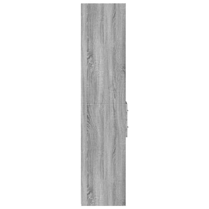 vidaXL Highboard Grey Sonoma 30x42.5x185 cm Engineered Wood