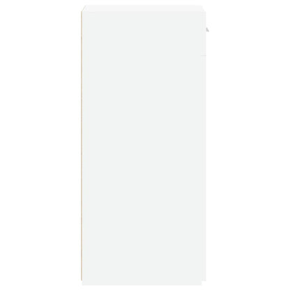 vidaXL Sideboard White 30x42.5x93 cm Engineered Wood
