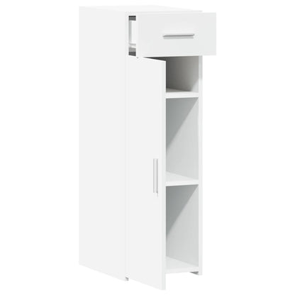vidaXL Sideboard White 30x42.5x93 cm Engineered Wood