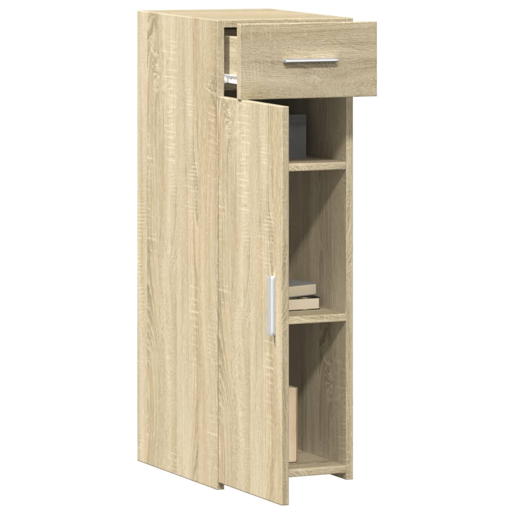 vidaXL Sideboard Sonoma Oak 30x42.5x93 cm Engineered Wood