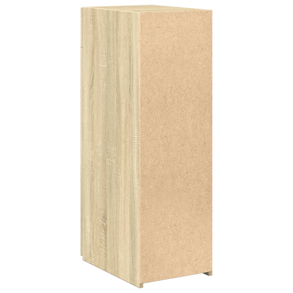 vidaXL Sideboard Sonoma Oak 30x42.5x93 cm Engineered Wood
