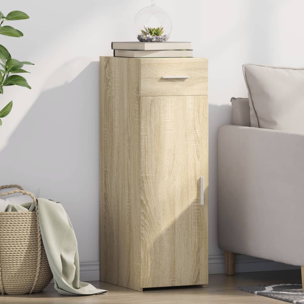vidaXL Sideboard Sonoma Oak 30x42.5x93 cm Engineered Wood