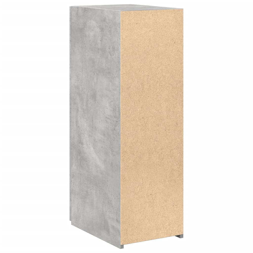 vidaXL Sideboard Concrete Grey 30x42.5x93 cm Engineered Wood