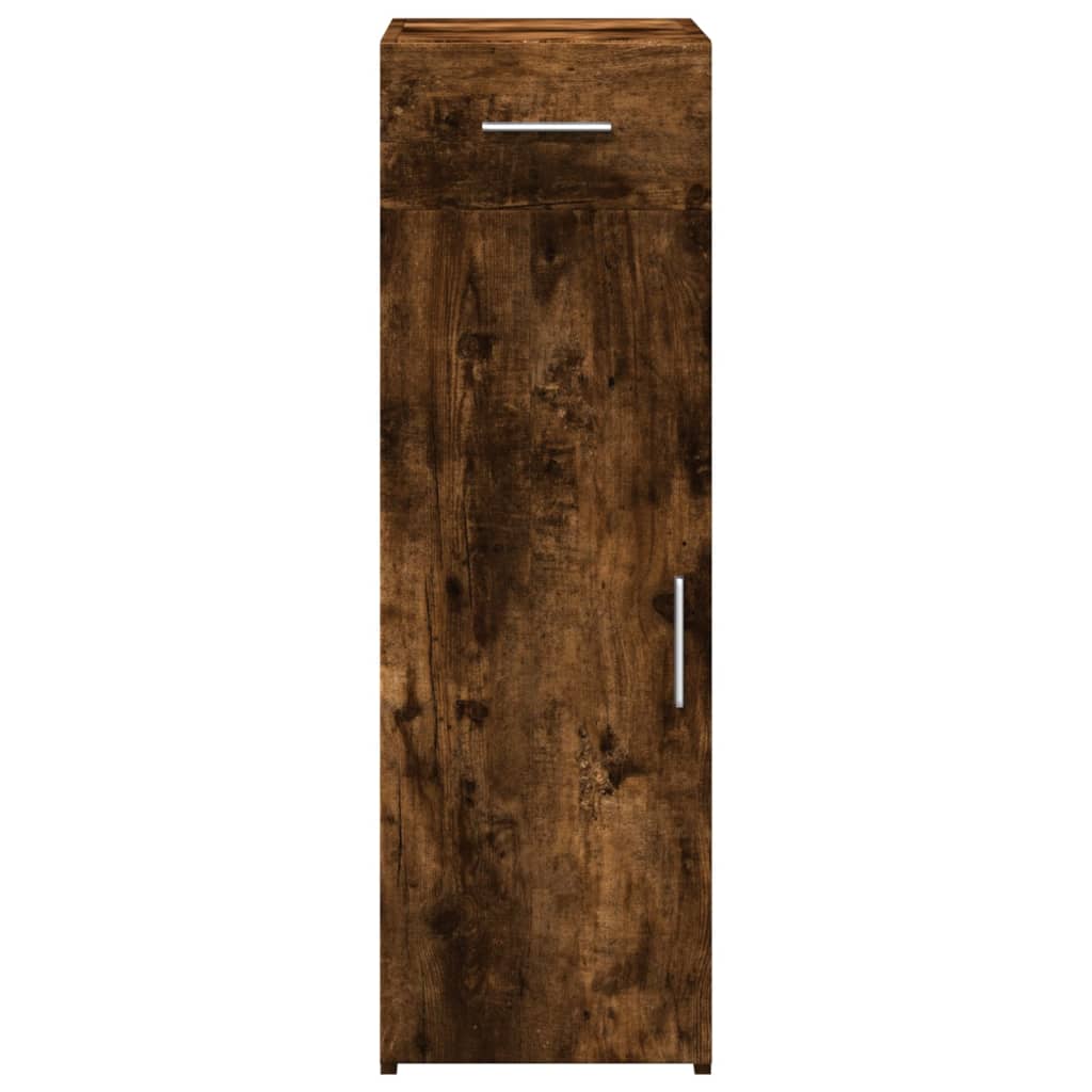 vidaXL Sideboard Smoked Oak 30x42.5x93 cm Engineered Wood