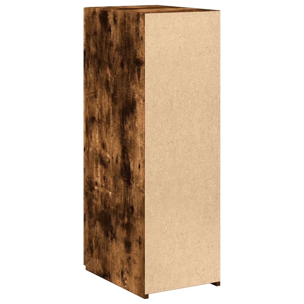 vidaXL Sideboard Smoked Oak 30x42.5x93 cm Engineered Wood