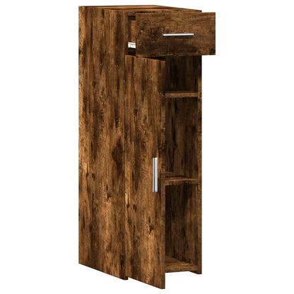 vidaXL Sideboard Smoked Oak 30x42.5x93 cm Engineered Wood
