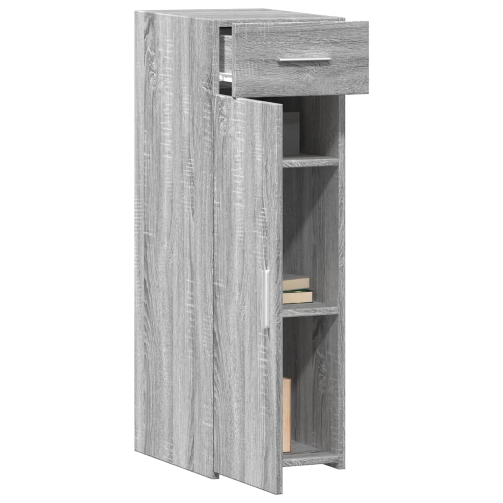 vidaXL Sideboard Grey Sonoma 30x42.5x93 cm Engineered Wood