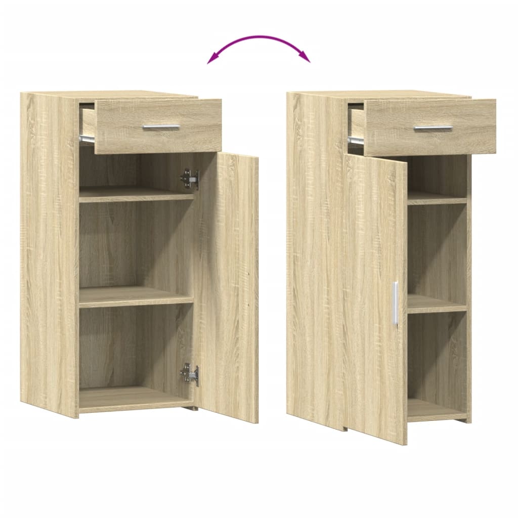 vidaXL Sideboard Sonoma Oak 40x42.5x93 cm Engineered Wood