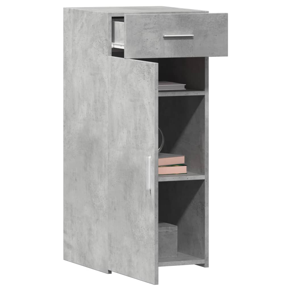 vidaXL Sideboard Concrete Grey 40x42,5x93 cm Engineered Wood