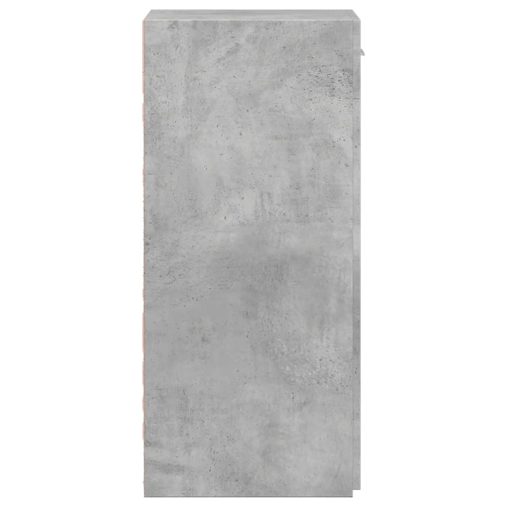 vidaXL Sideboard Concrete Grey 40x42,5x93 cm Engineered Wood