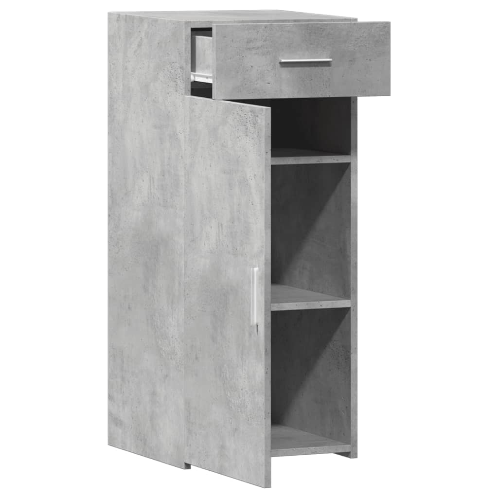vidaXL Sideboard Concrete Grey 40x42,5x93 cm Engineered Wood