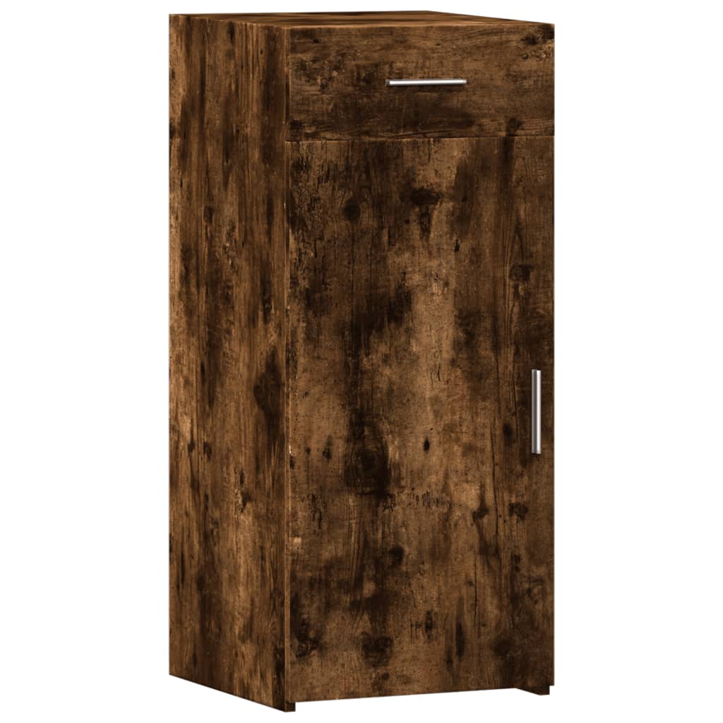 vidaXL Sideboard Smoked Oak 40x42,5x93 cm Engineered Wood