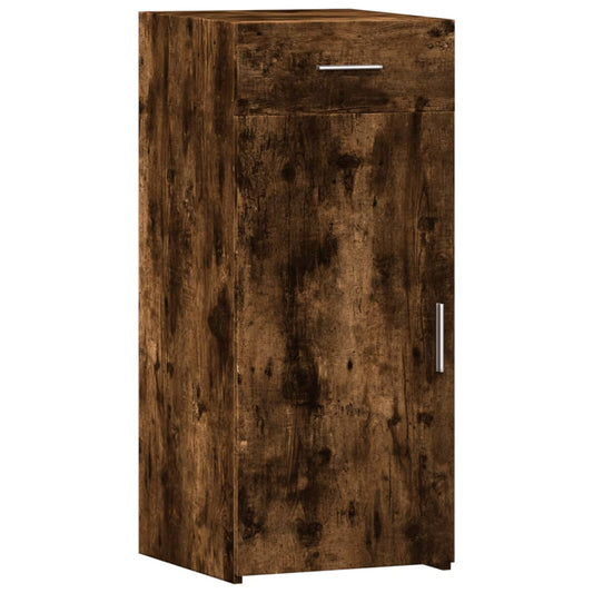 vidaXL Sideboard Smoked Oak 40x42,5x93 cm Engineered Wood