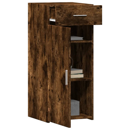 vidaXL Sideboard Smoked Oak 40x42,5x93 cm Engineered Wood