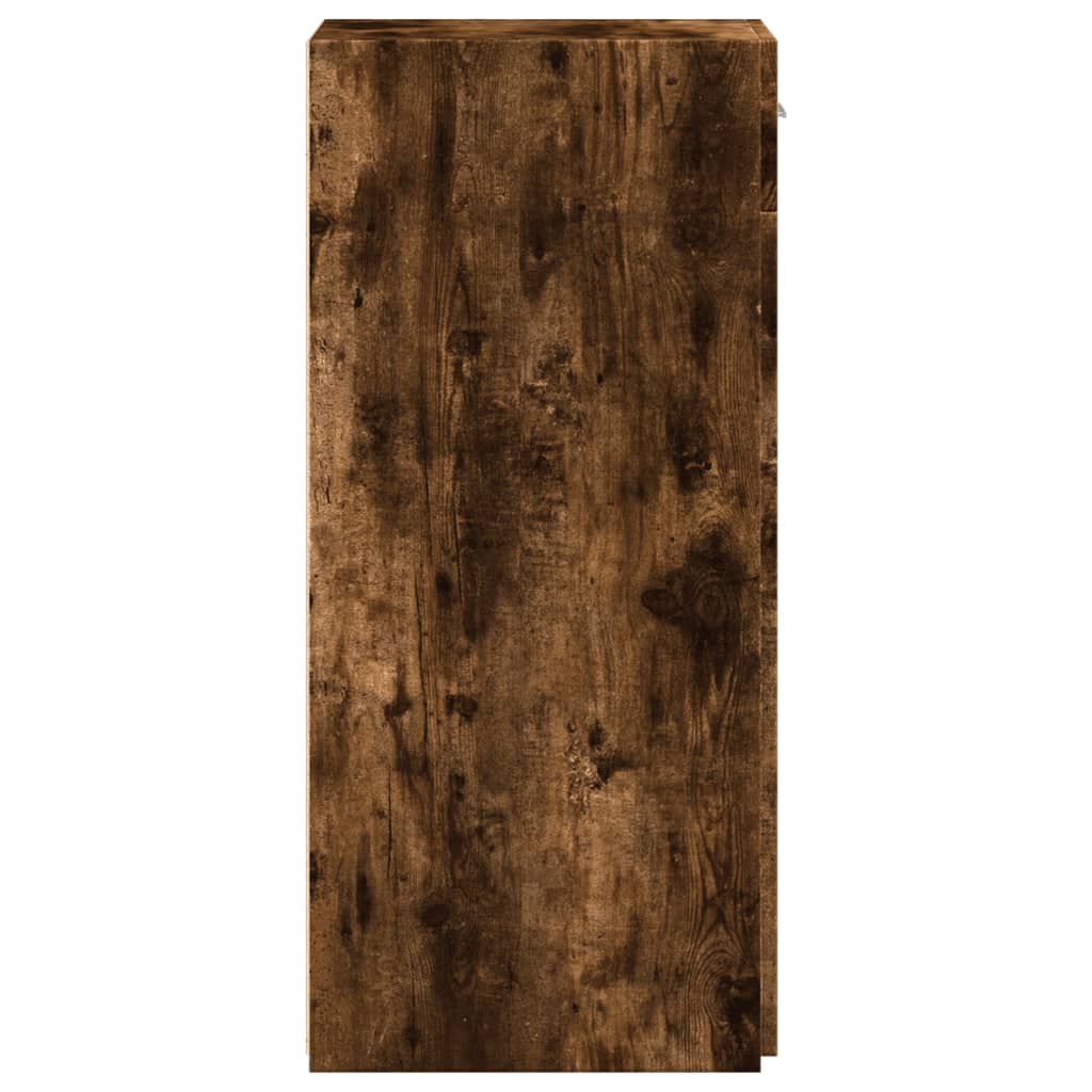 vidaXL Sideboard Smoked Oak 40x42,5x93 cm Engineered Wood