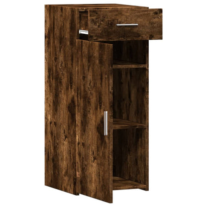 vidaXL Sideboard Smoked Oak 40x42,5x93 cm Engineered Wood