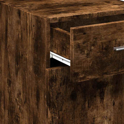 vidaXL Sideboard Smoked Oak 40x42,5x93 cm Engineered Wood
